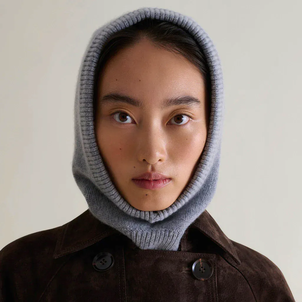 Rise & Fall Women's Cashmere Merino Knitted Hood, £95