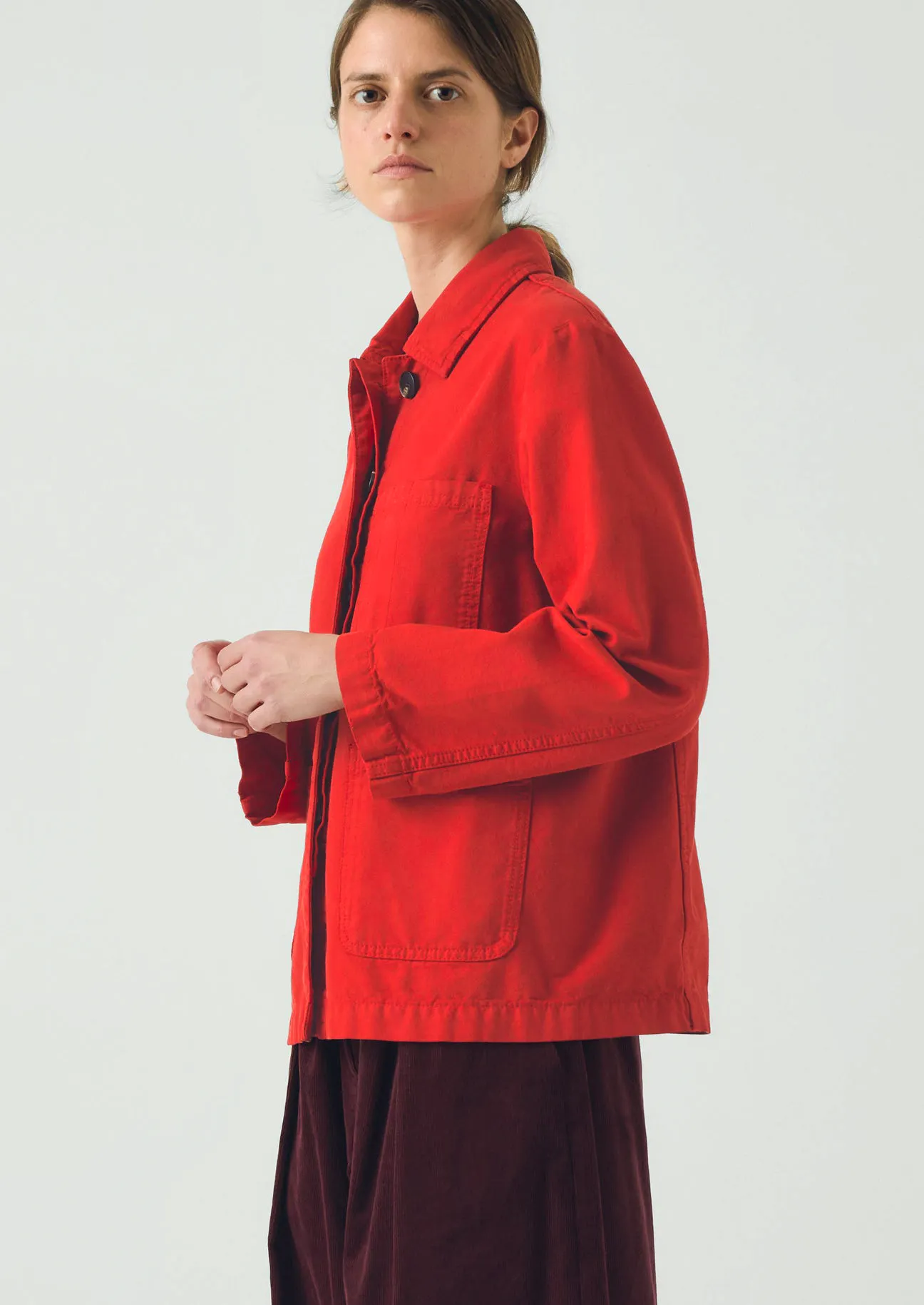 Garment Dyed Cotton Canvas Jacket £225