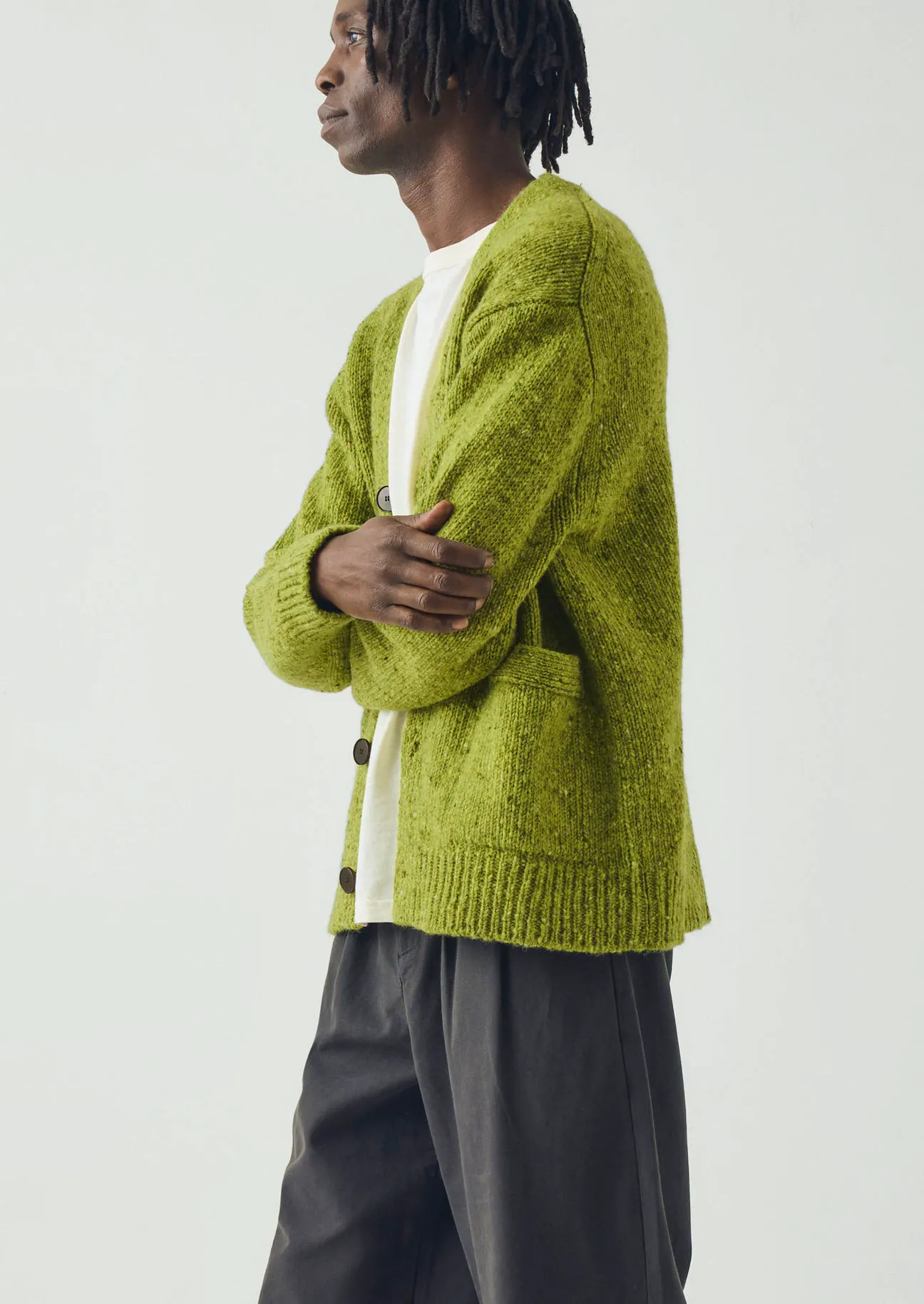 Donegal Wool V-Neck Cardigan £265