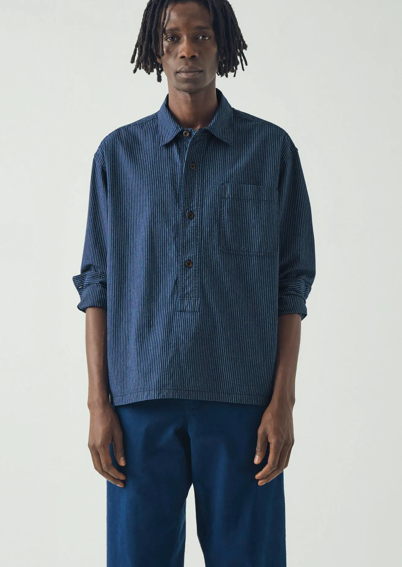 Railroad Stripe Cotton Shirt £165