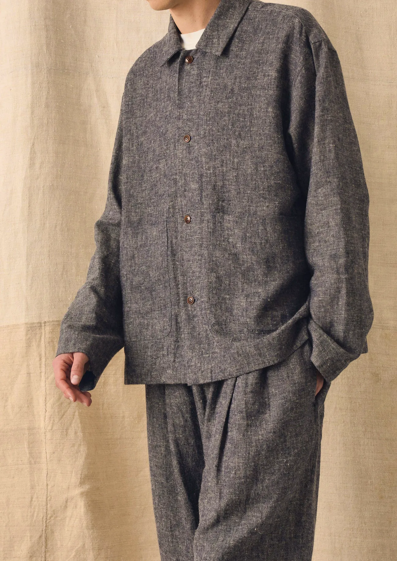 Relaxed Linen Cotton Shirt £155