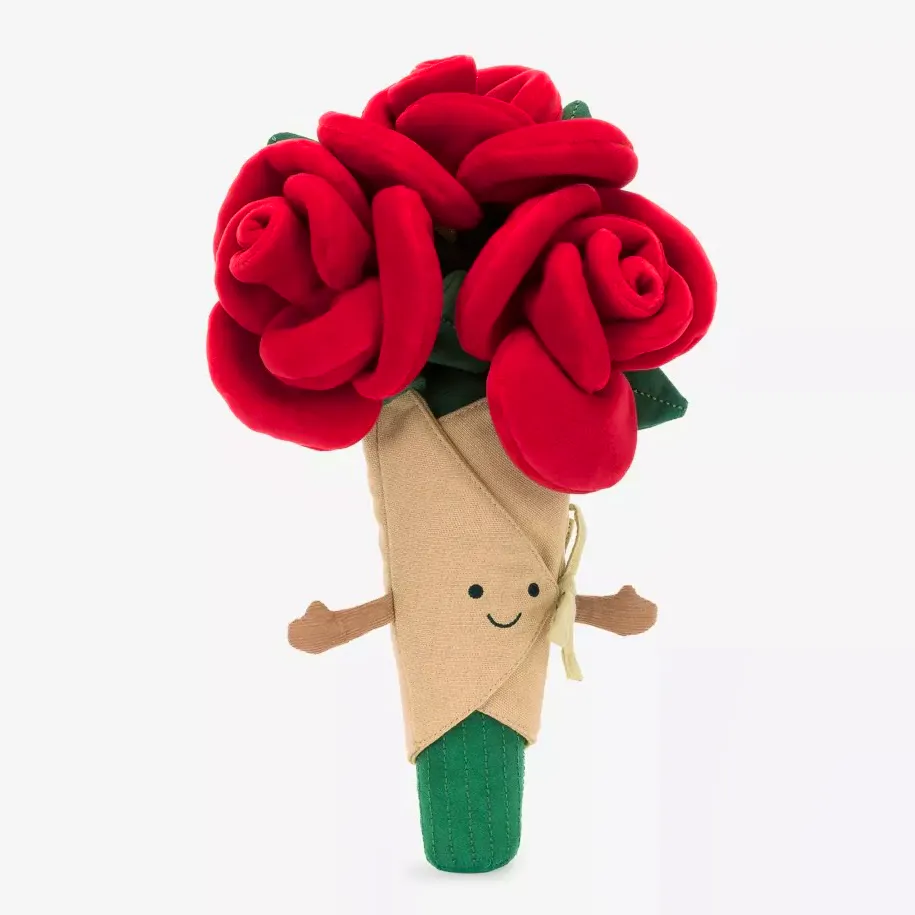 Jellycat Amuseable Rose Bouquet Soft Toy, £45