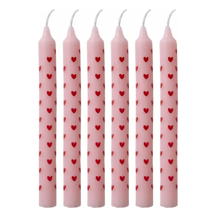 Rice Hearts Candles - Set of 2, £17.99