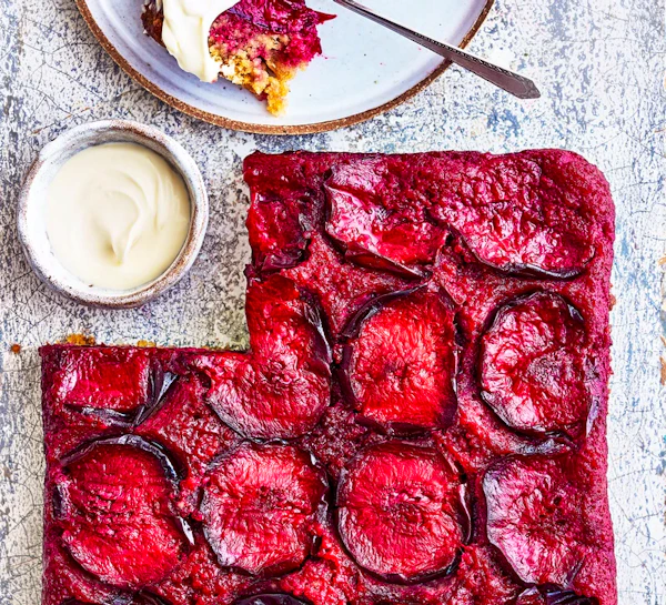 Plum Upside-down Cake