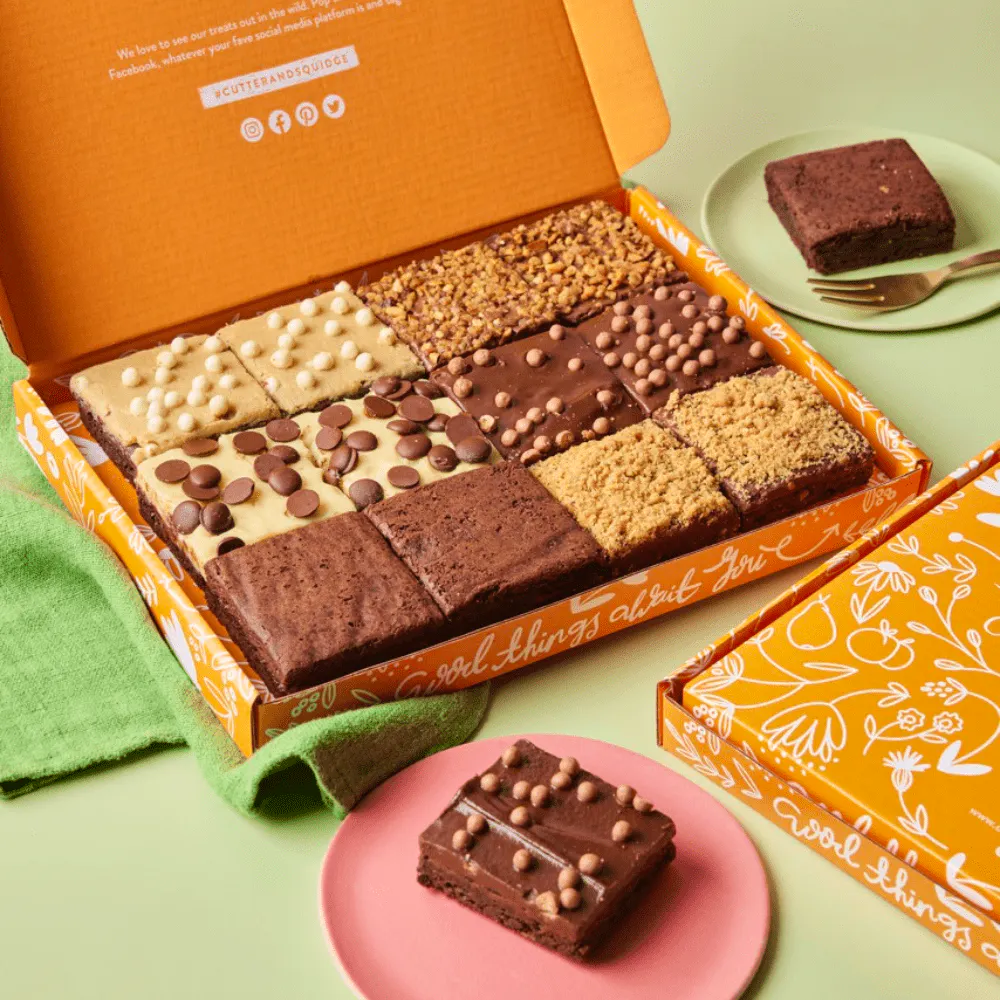 Cutter and Squidge Mixed Mini Brownie Selection Box, £19.99