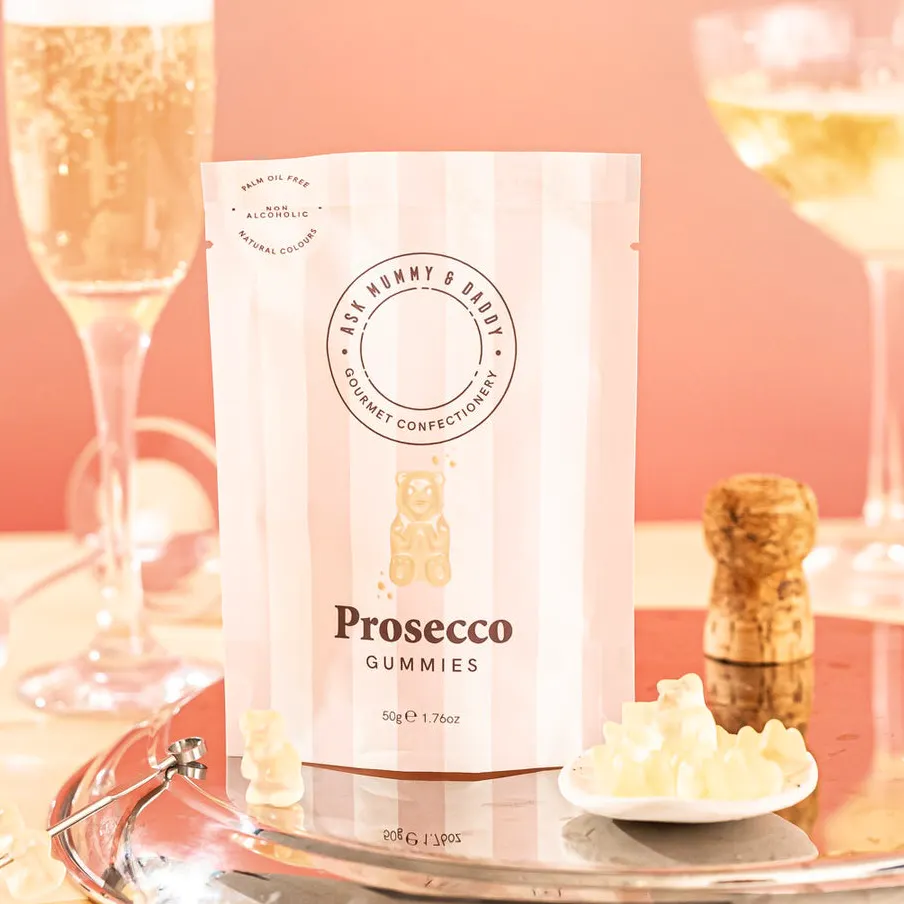 Ask Mummy And Daddy Prosecco Gummies, £3.49