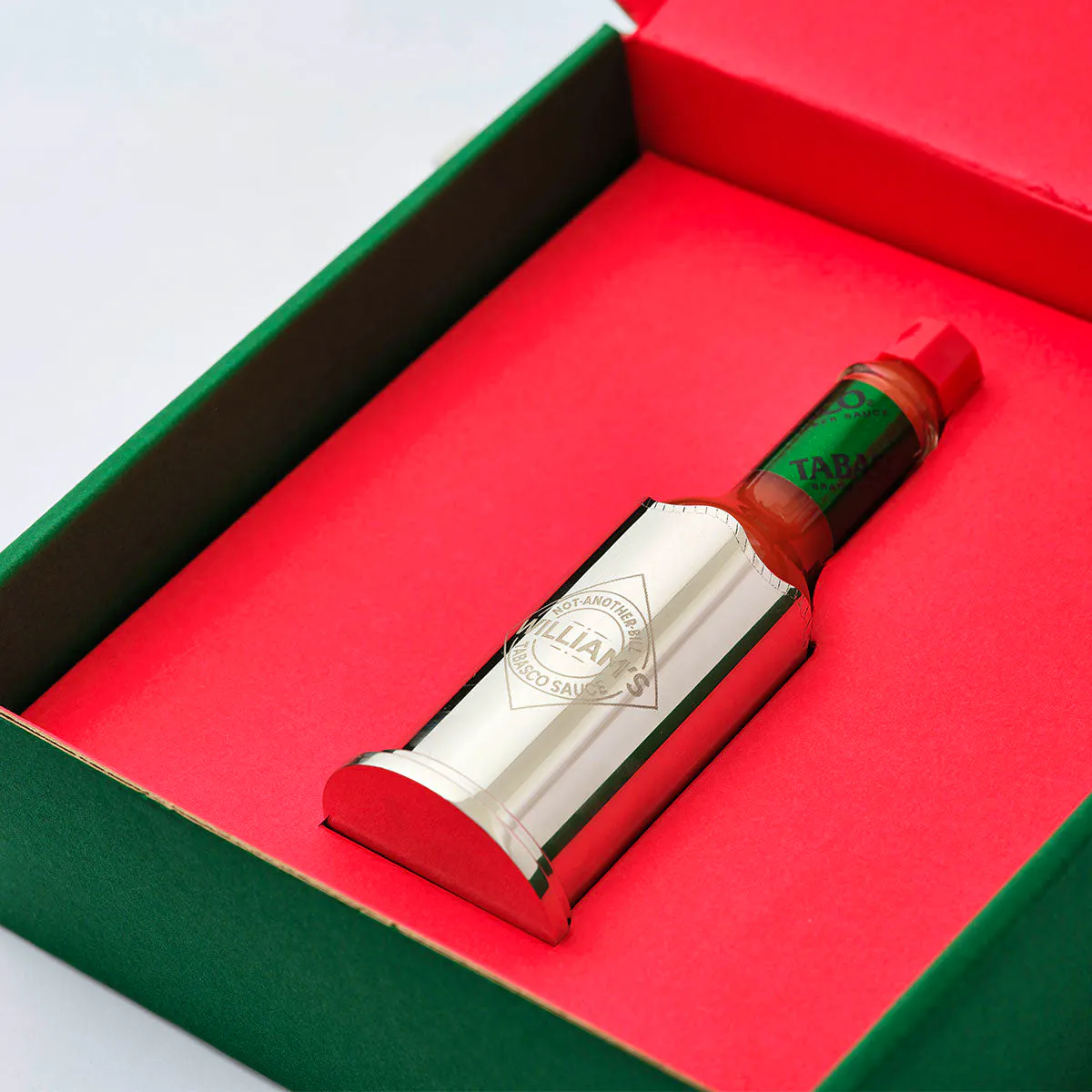 Not Another Bill Personalised Silver Tabasco Case, £45,