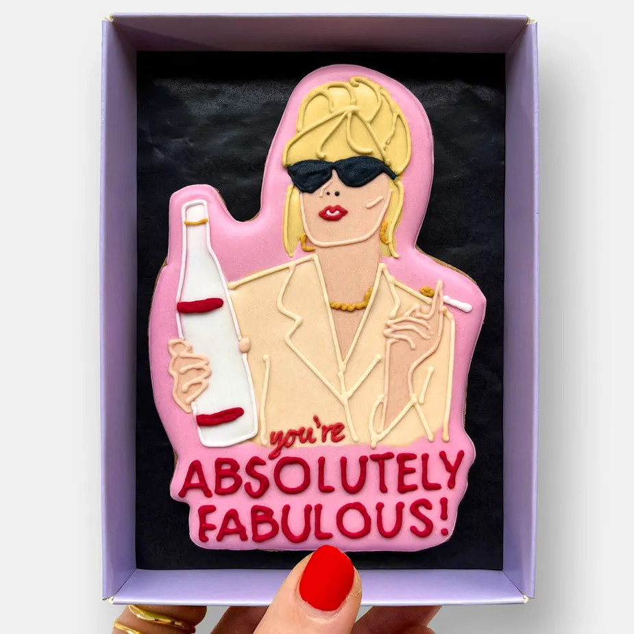 Baked By Steph You’re Absolutely Fabulous Letterbox Iced Cookie, £12.95