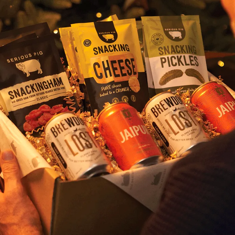 Serious Pig Pub In The Post Little Night In Gift Set, £27.50