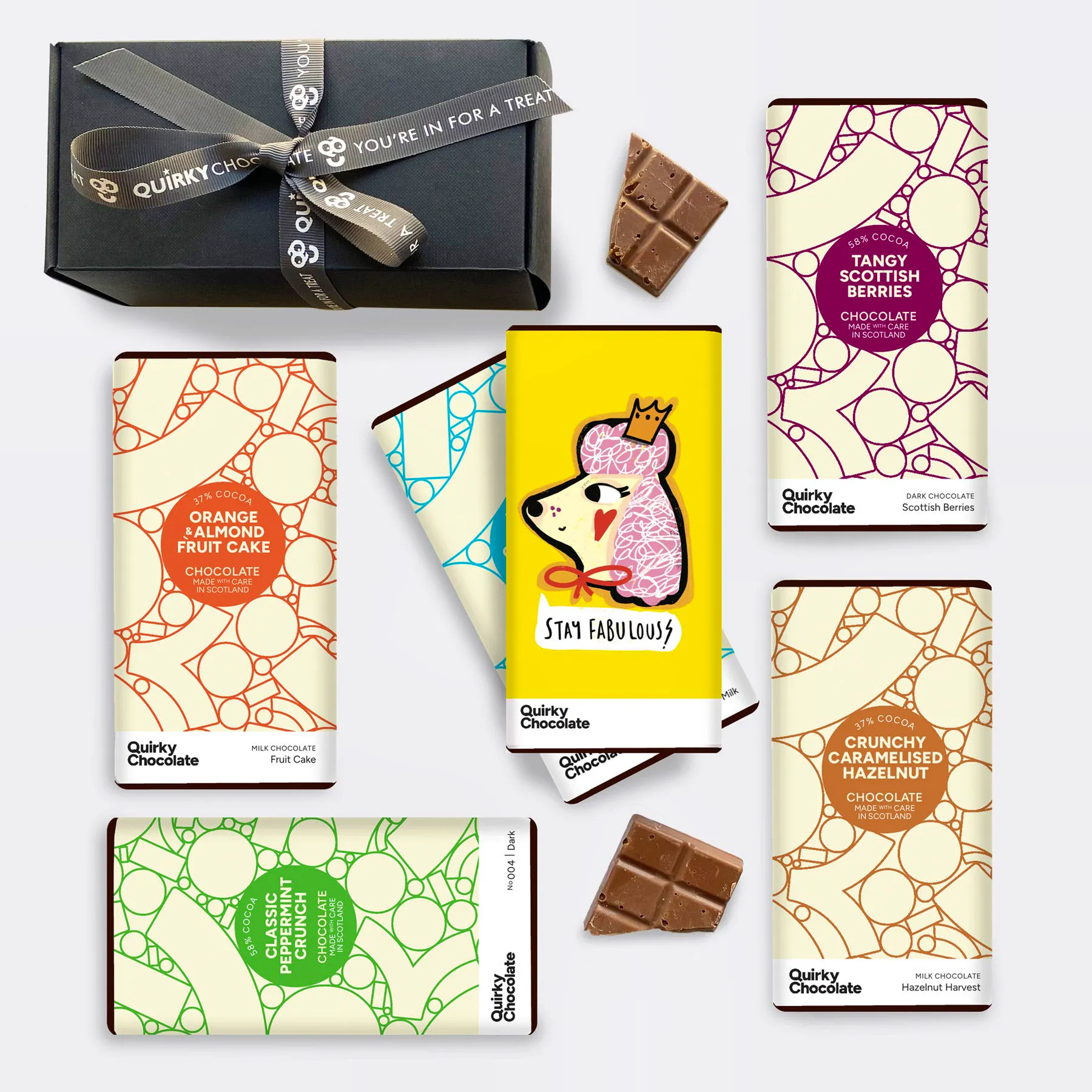 Quirky Chocolate Stay Fabulous Chocolate Bar, £7.50