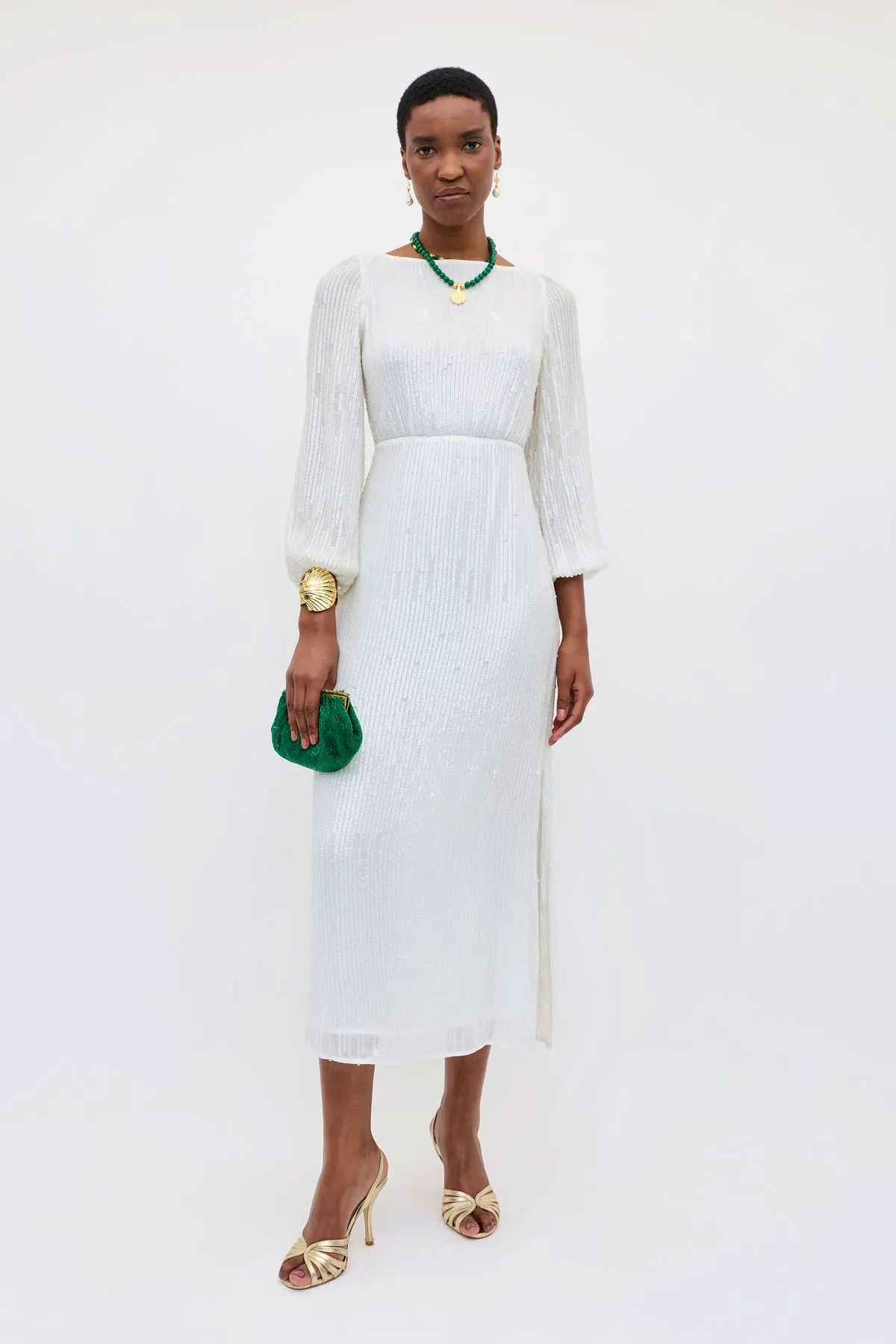 Coco Sequinned Midi Dress