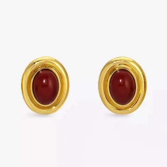 Heaven Mayhem Prize Brass Stud Earrings, £85