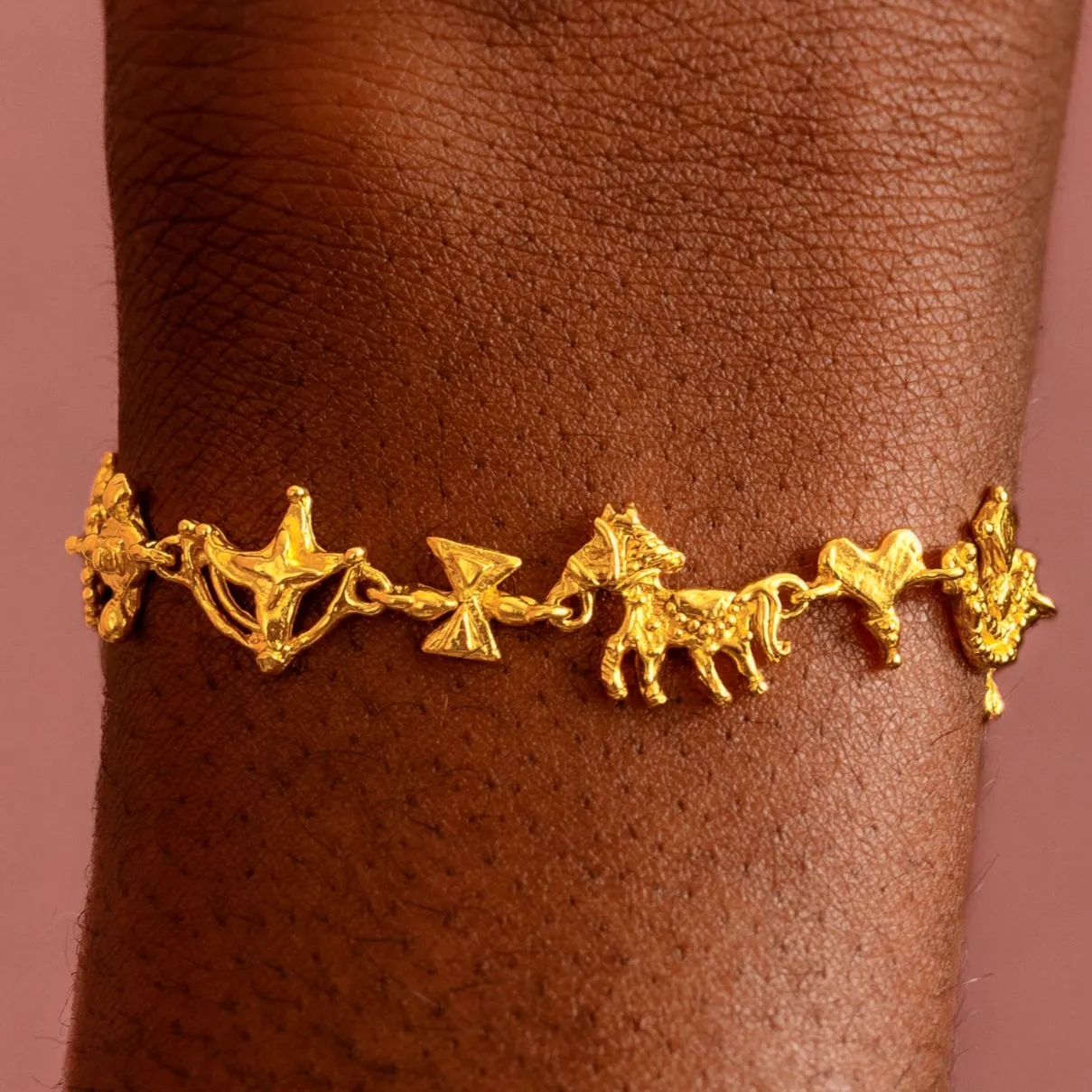 Ruby Jack The Love In Triangles Bracelet, £295