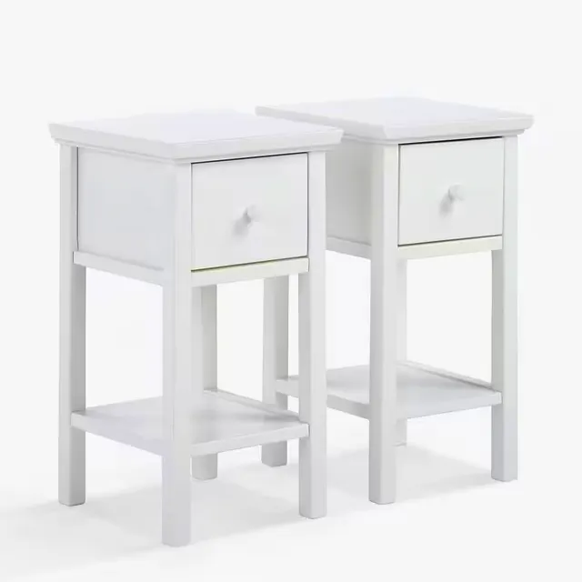 Wilton Bedside Tables, Set of 2, White £149