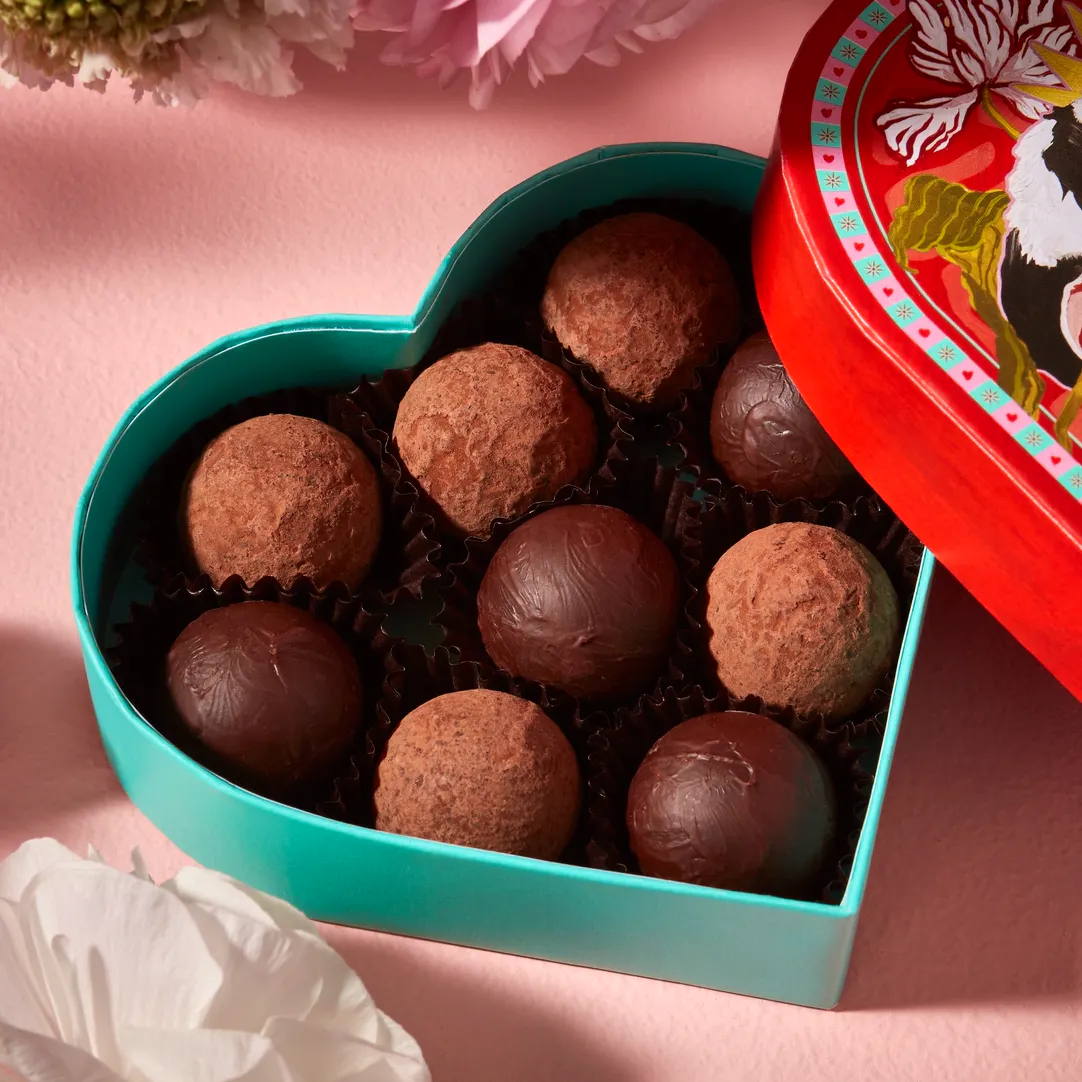 Fortnum & Mason Heart Truffle Selection Box, Vegan, £25