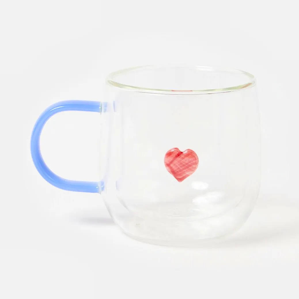 Oliver Bonas Clear Glass Mug, £12.50