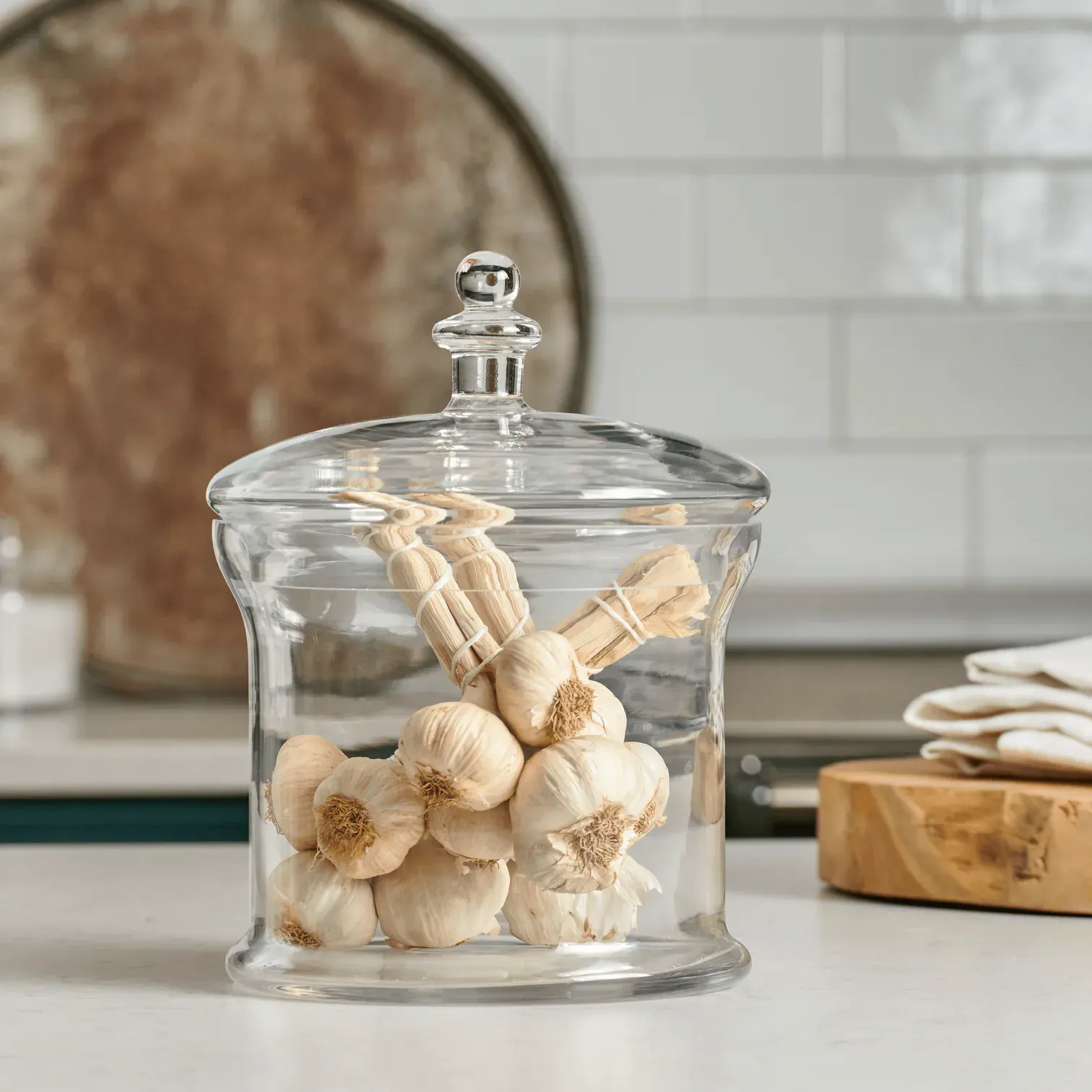 Neptune Belmont Glass Storage Jar With Lid, £49