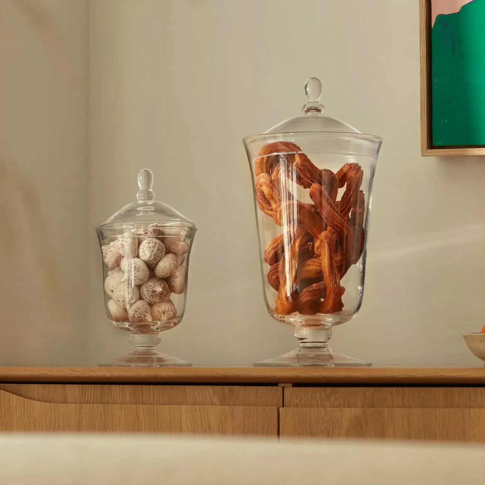 LSA International Serve Glass Bonbon Jar, £50
