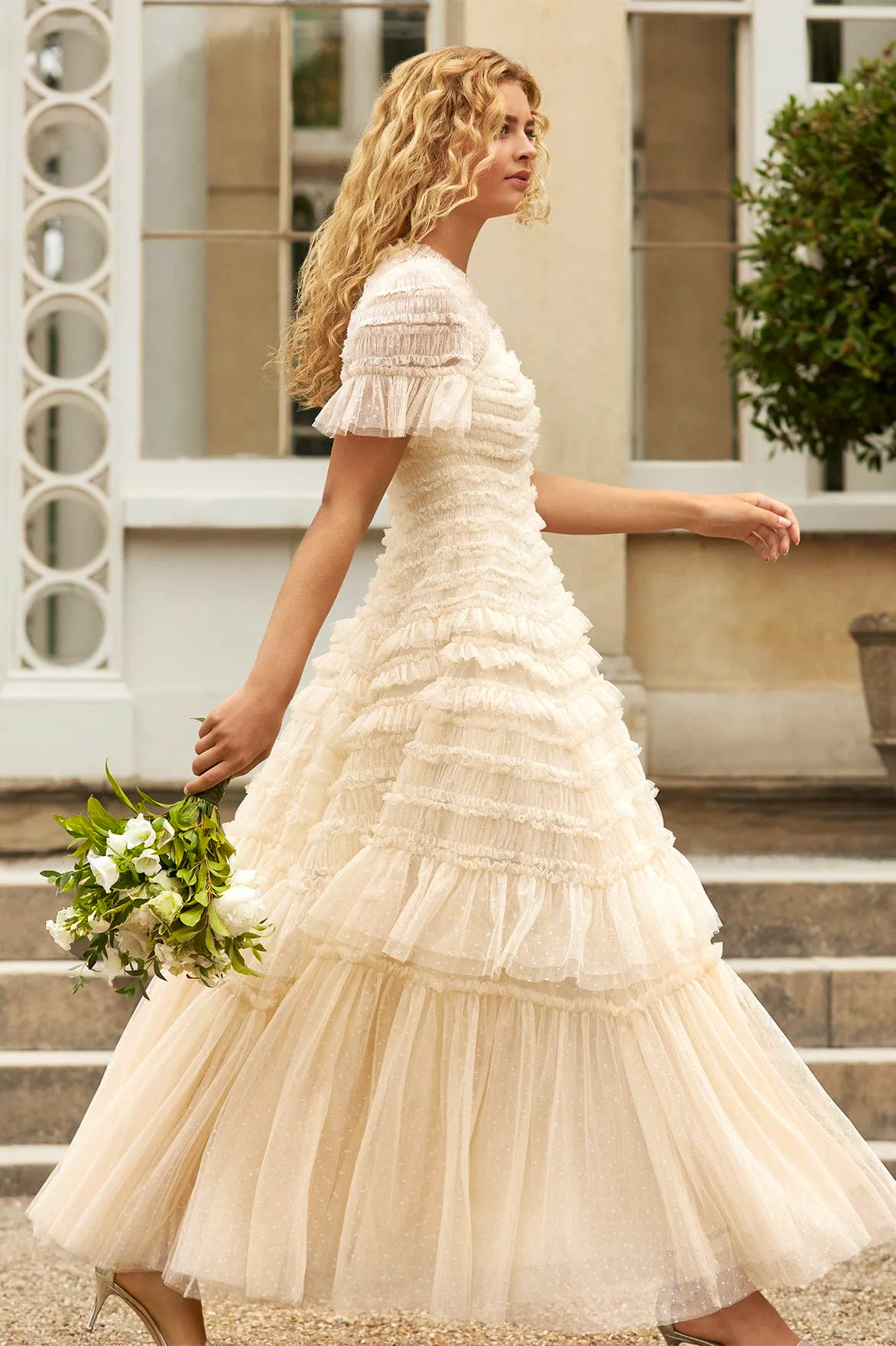 Valentine Ruffle Gown