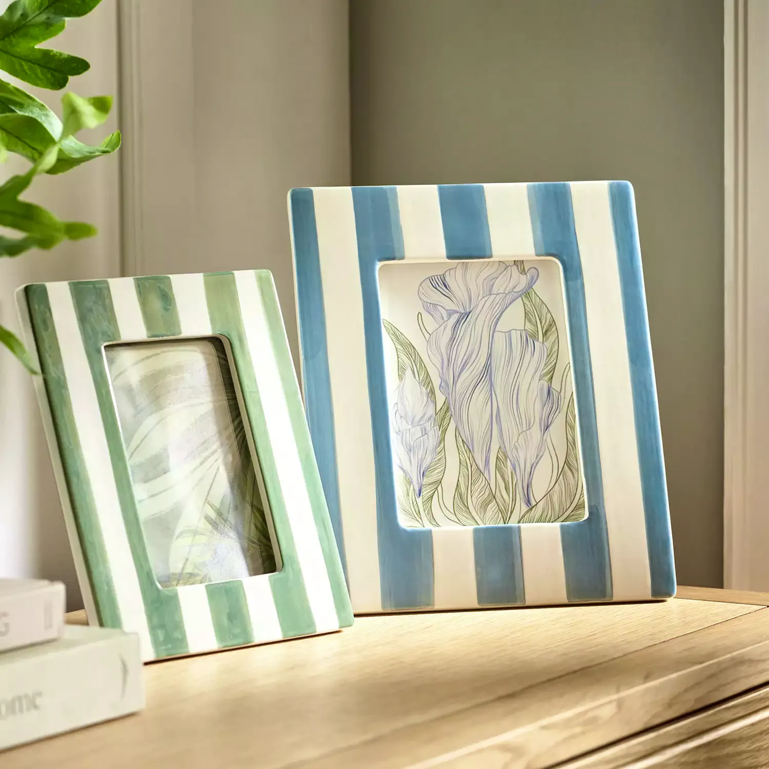 Habitat Stripe Ceramic Frame, £8