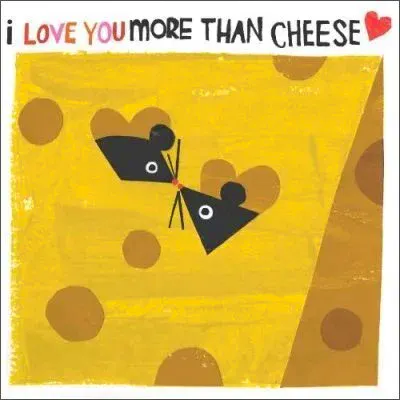 Waterstones I Love You More Than Cheese, £3.29