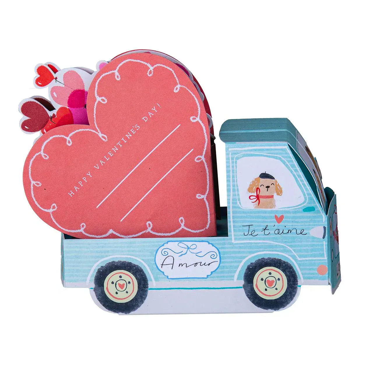 M&S Pop-Up Special Delivery 3D Van Valentine's Day Card, £3.82