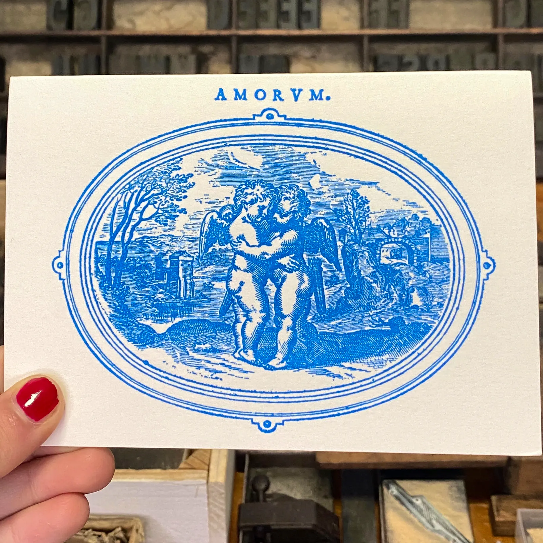 The Passenger Press Cherubs 'Amorum' Card, £3.50