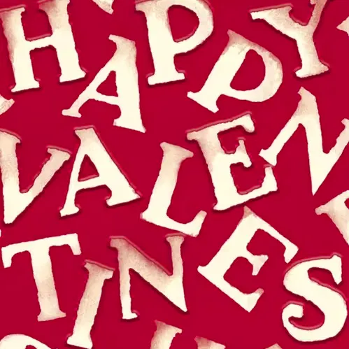 Emma Bridgewater Love Letters Jumbled Valentine's Day Card, £3.50