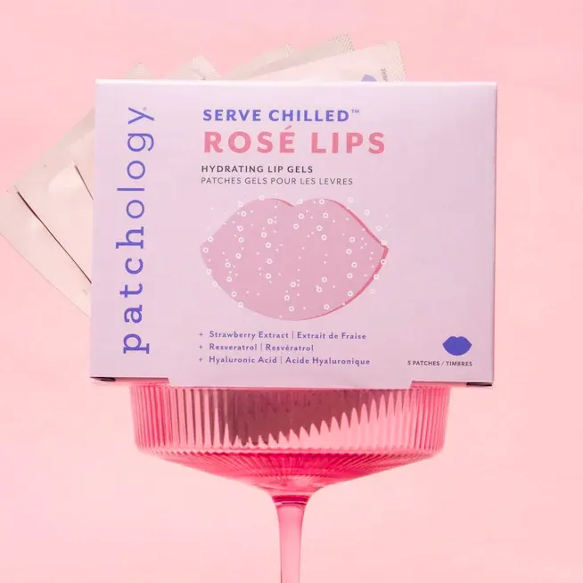 Patchology Serve Chilled™ Rosé Lips Hydrating Lip Gels 5 Pack, £15