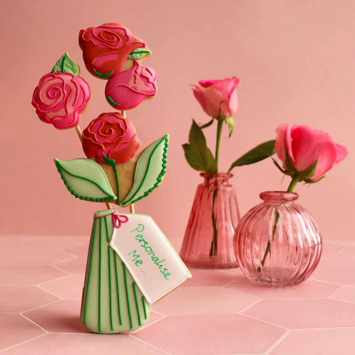 Biscuiteers Roses & Cosmo Gift Box, £33