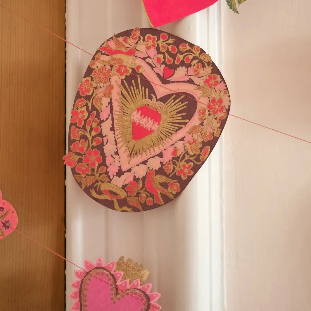 East End Press Saint Valentine Sewn Garland, £18