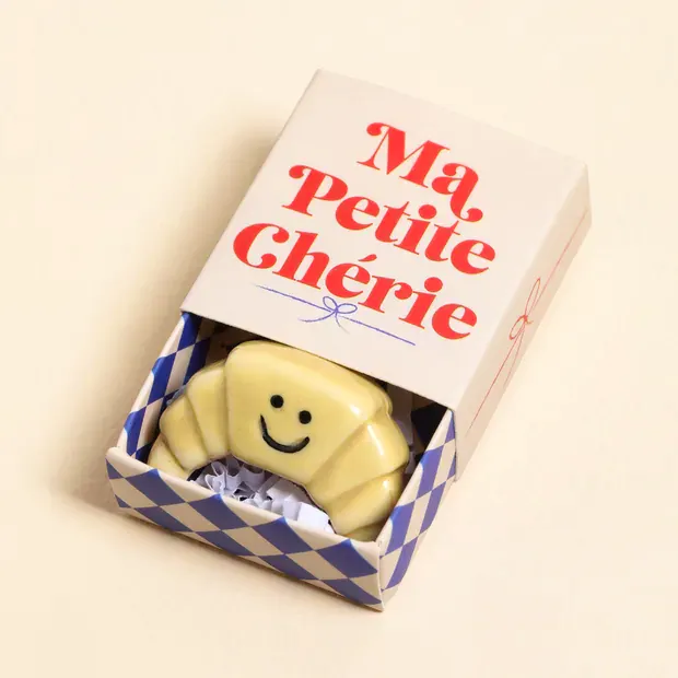 Lisa Angel Tiny Matchbox Ceramic Croissant Token, £6.50