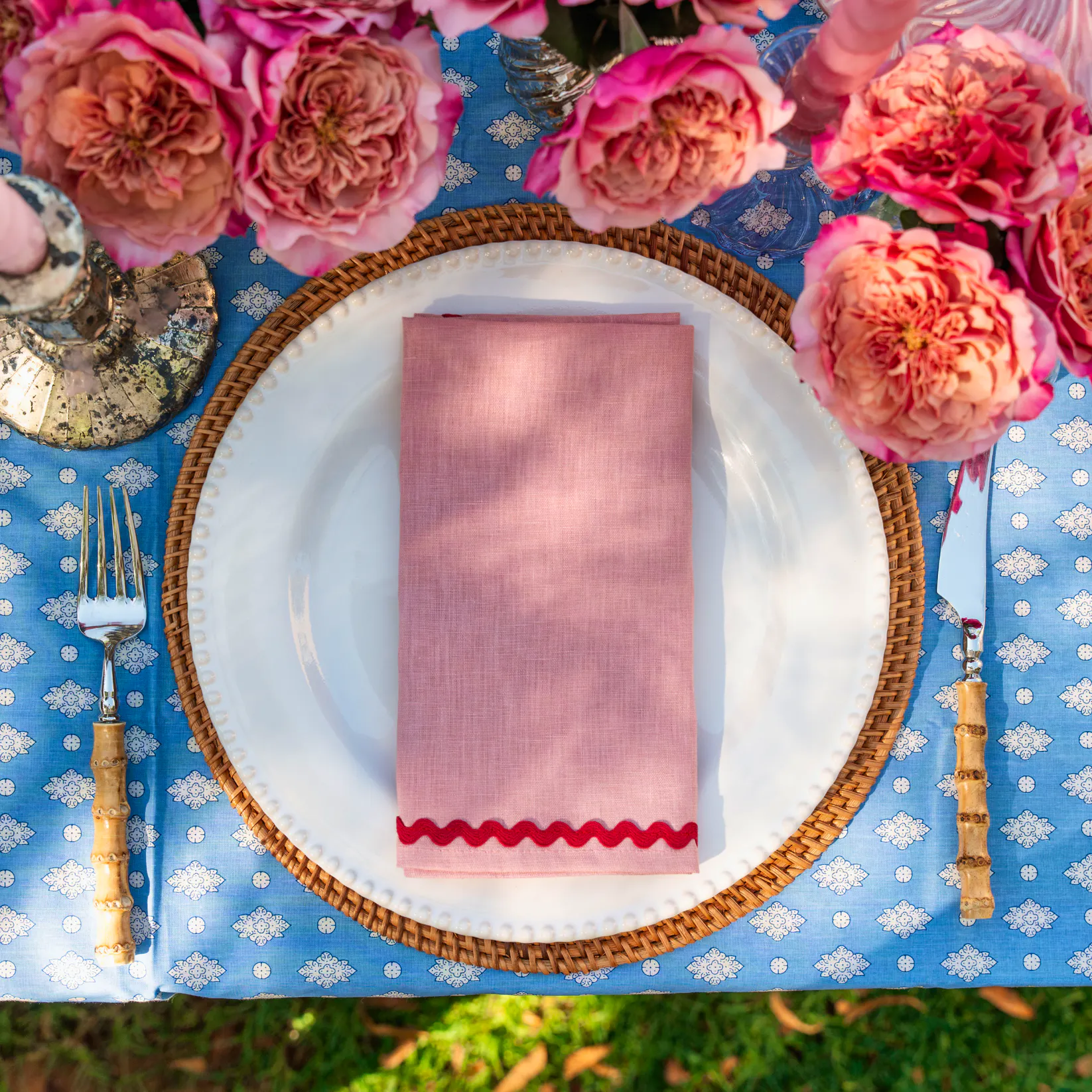 Clio & Clover Linen Wave Napkins - Set of 4, £38