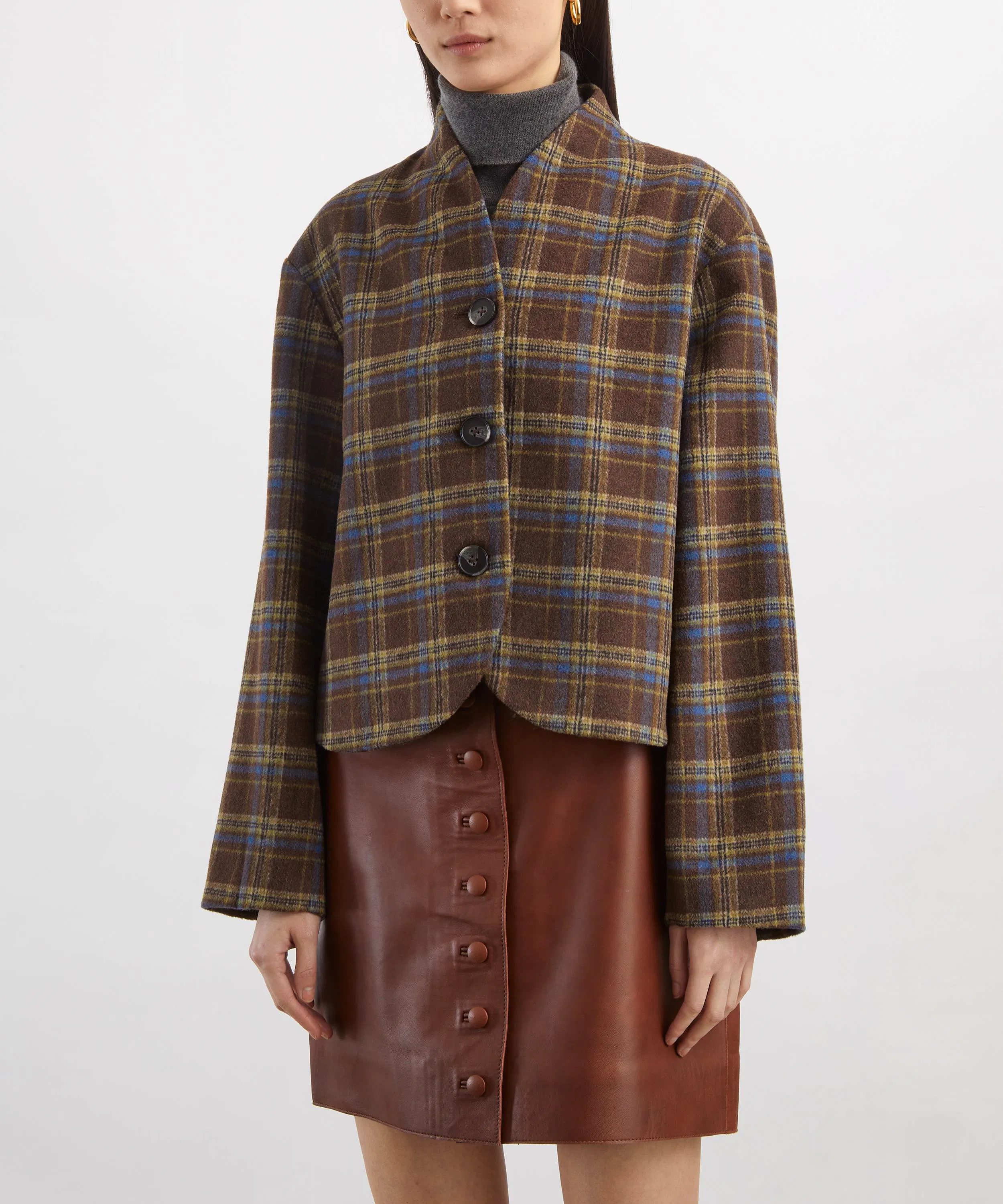 Owen Brown Plaid Jacket