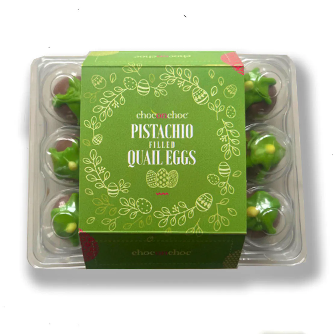 Choc On Choc Pistachio Filled Drippy Quails Eggs, £14.99