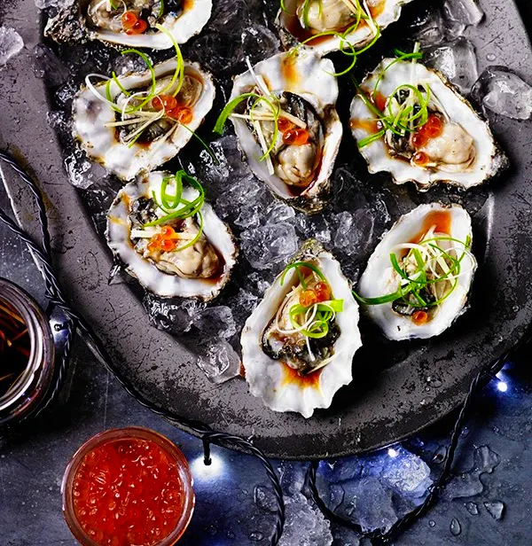 Oysters With Ginger Japanese Dressing Copy