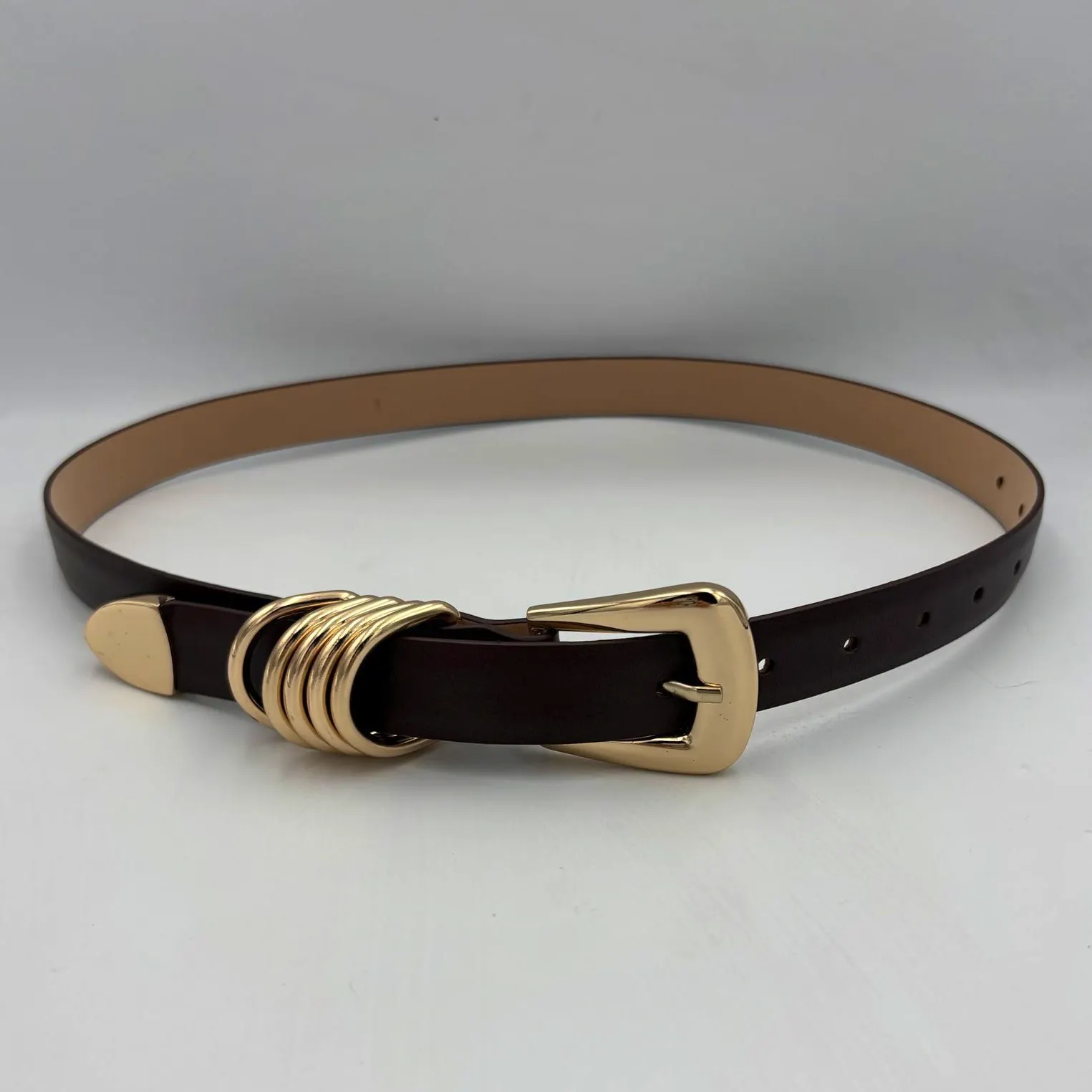 Etsy Real Leather D Ring Belt, £73.50