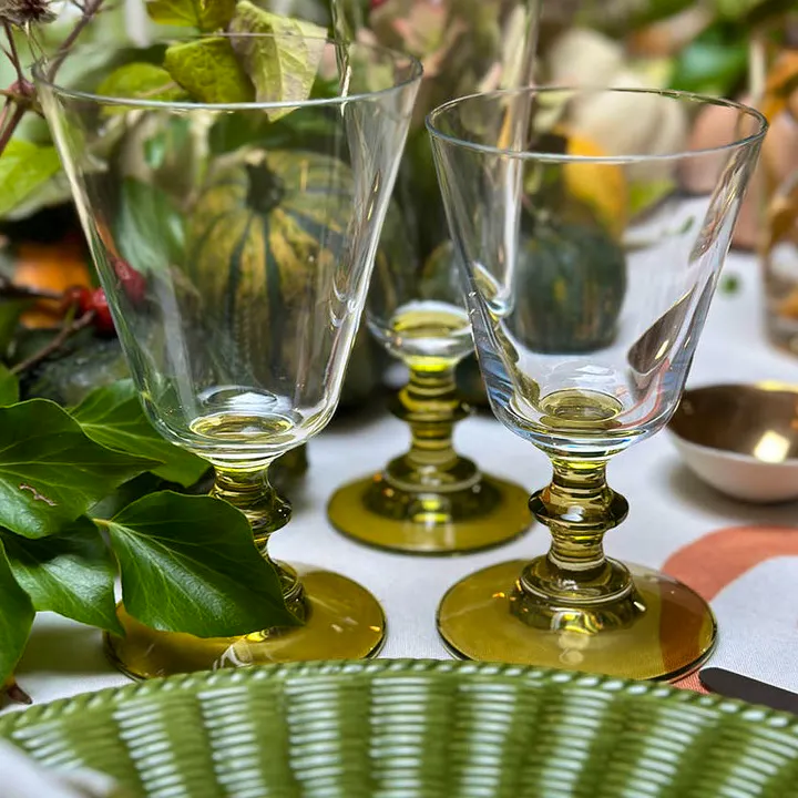 Summerill & Bishop Olive Green Stem Glass, £16.50