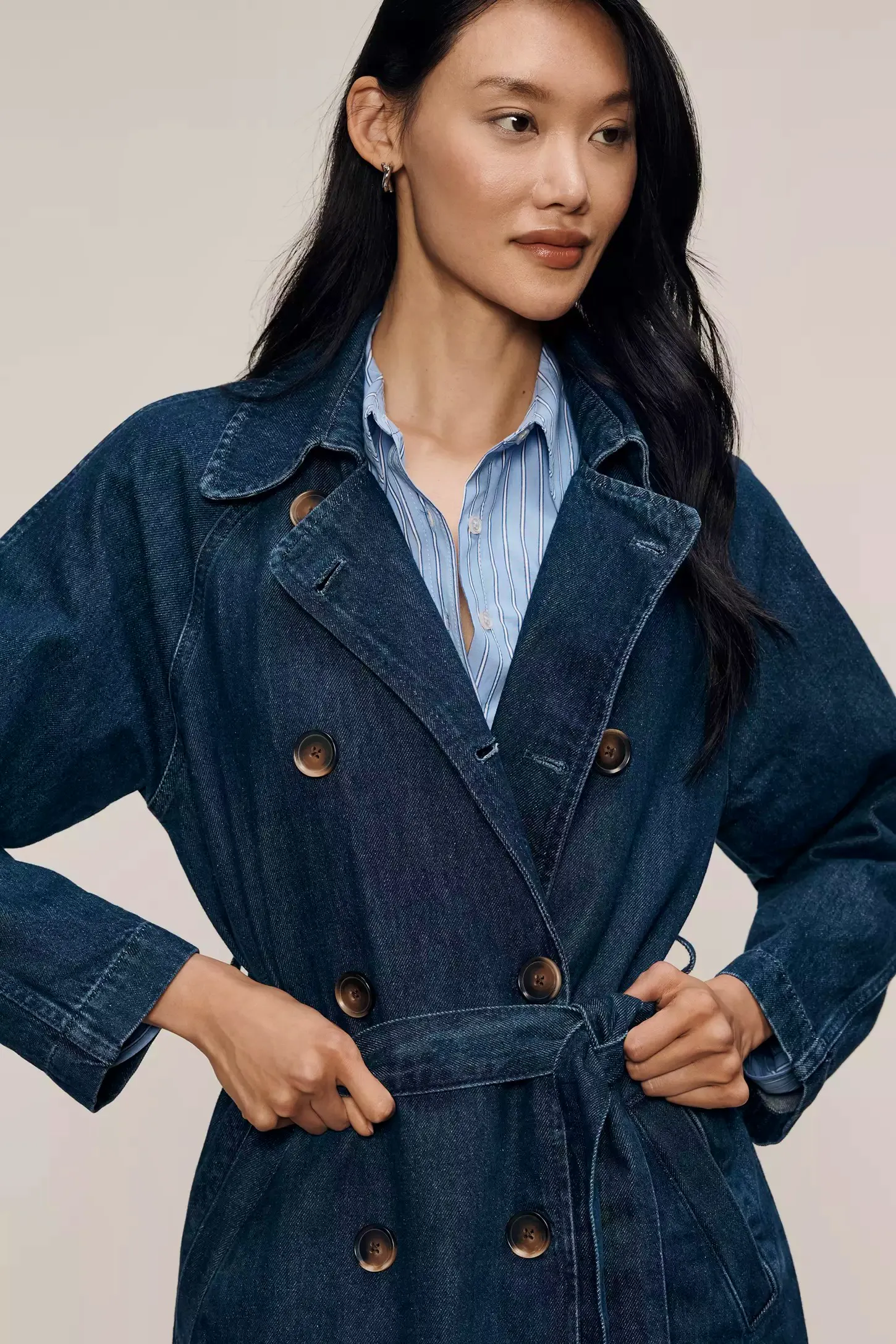 Anthropologie Pilcro Denim Trench Coat, £158