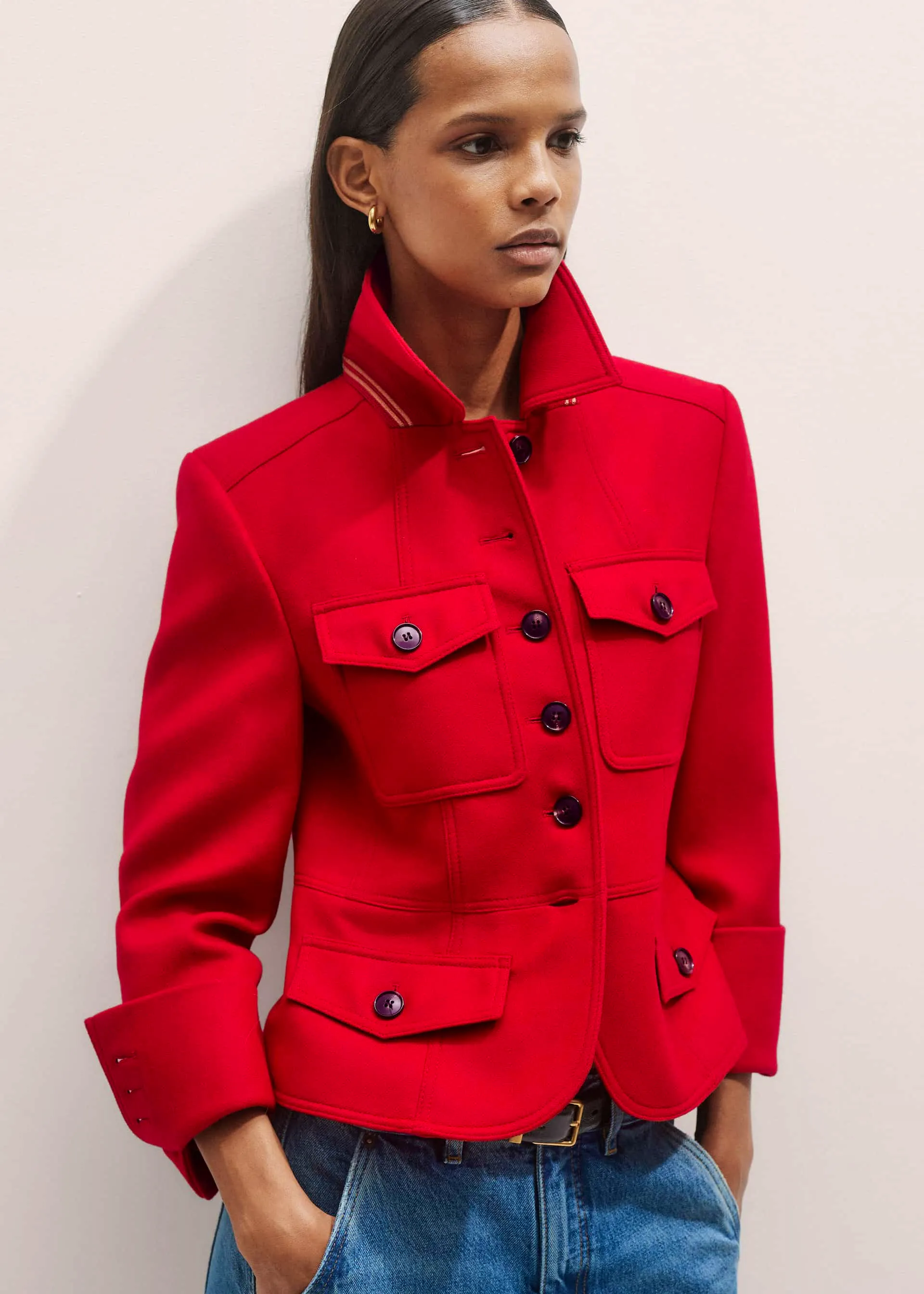 Me+Em Fitted Military Jacket, £375