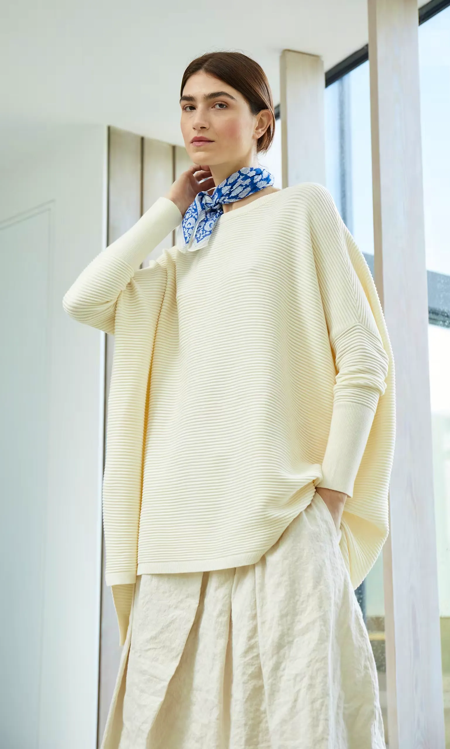Plumo Jack Sweater – Cloud, £149
