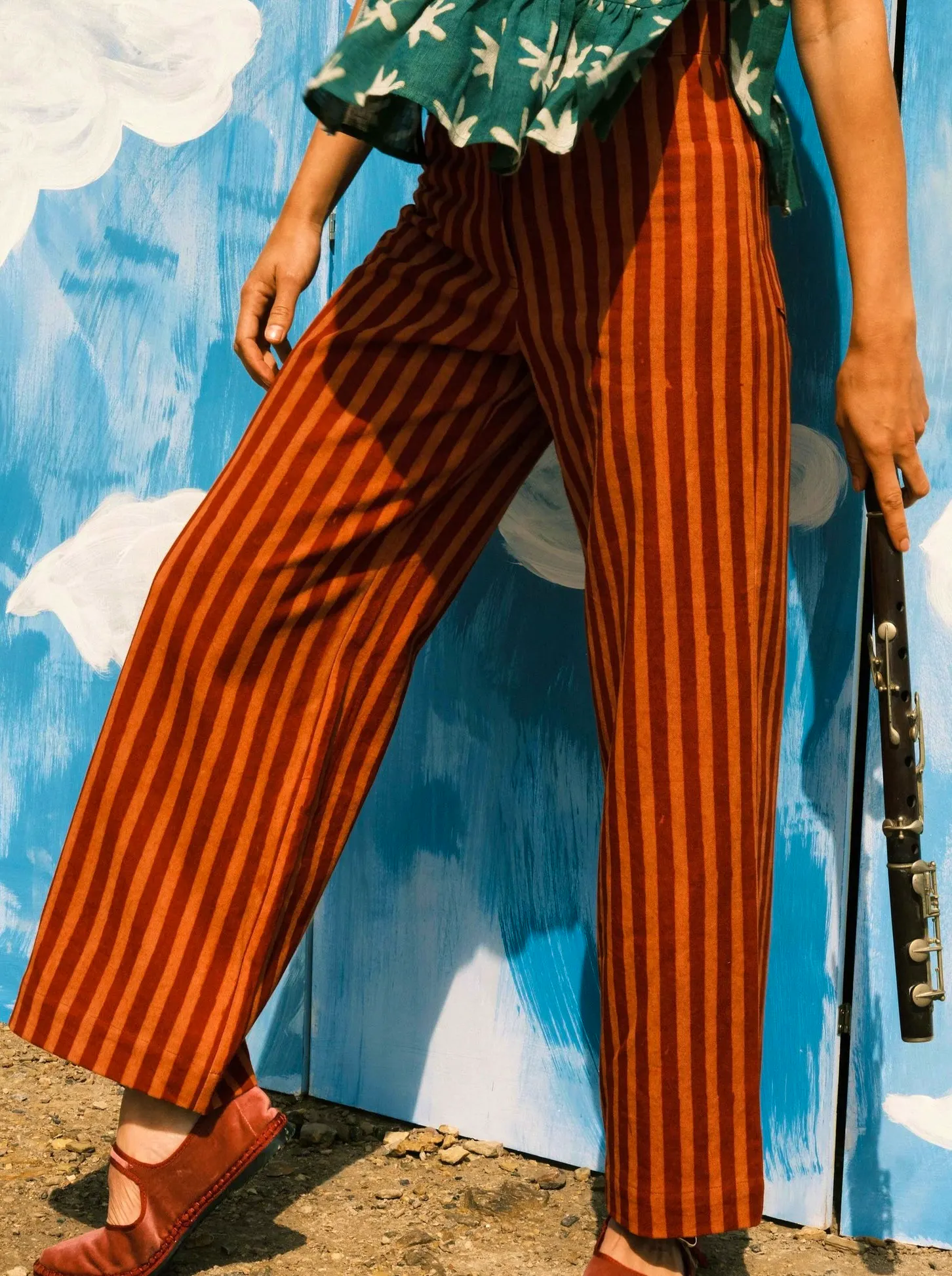 Atwin Store Mahika Kala - Piper Jean In Candy Stripe, £150