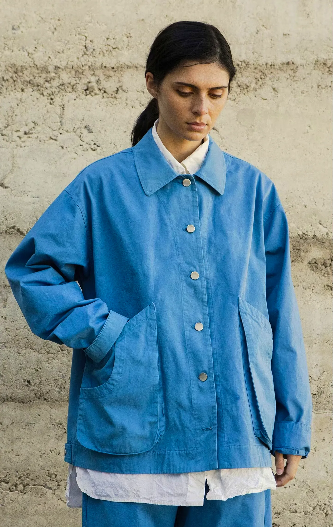 Plumo Flanders Jacket - French Blue, £329