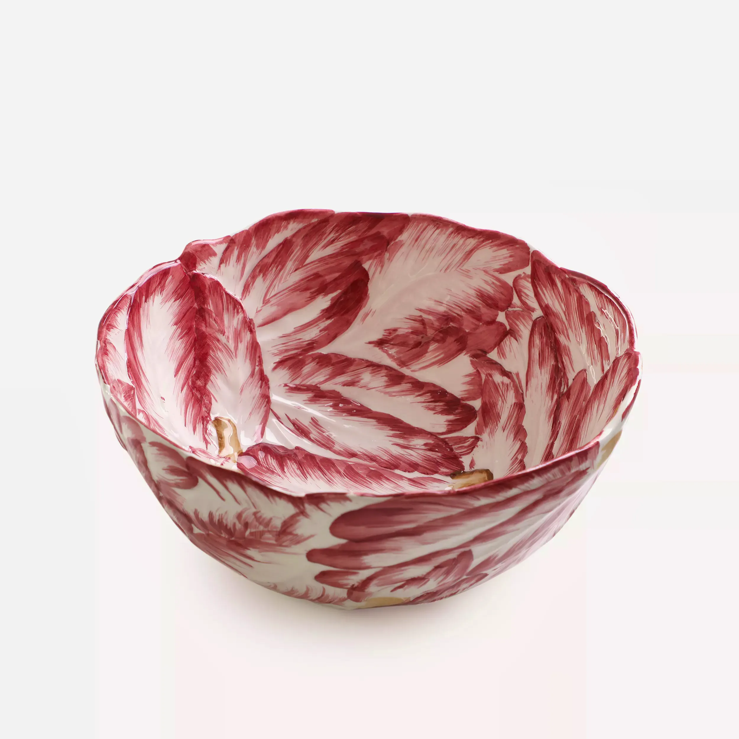 Liberty  VBC Red Raddichio Medium Round Bowl, £55