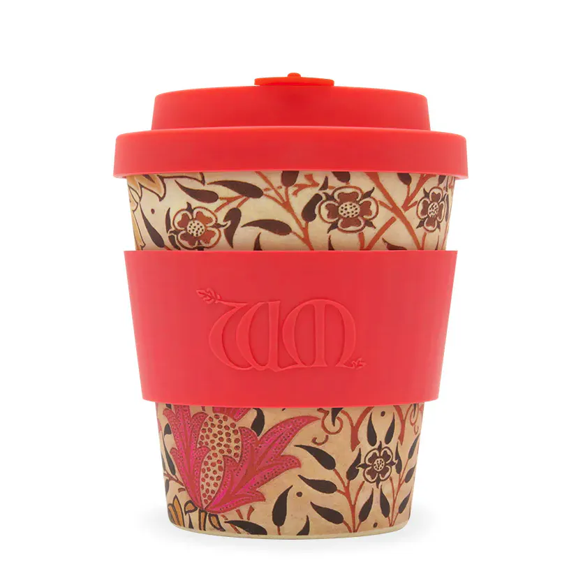 William Morris The perfect marriage of old and new, this reusable travel cup is inspired by William Morris' Earthly Paradise. It has a ribbed band for non-slip sipping and an easy-close lid for safe travels. Who said functionality couldn’t be beautiful? £8.99