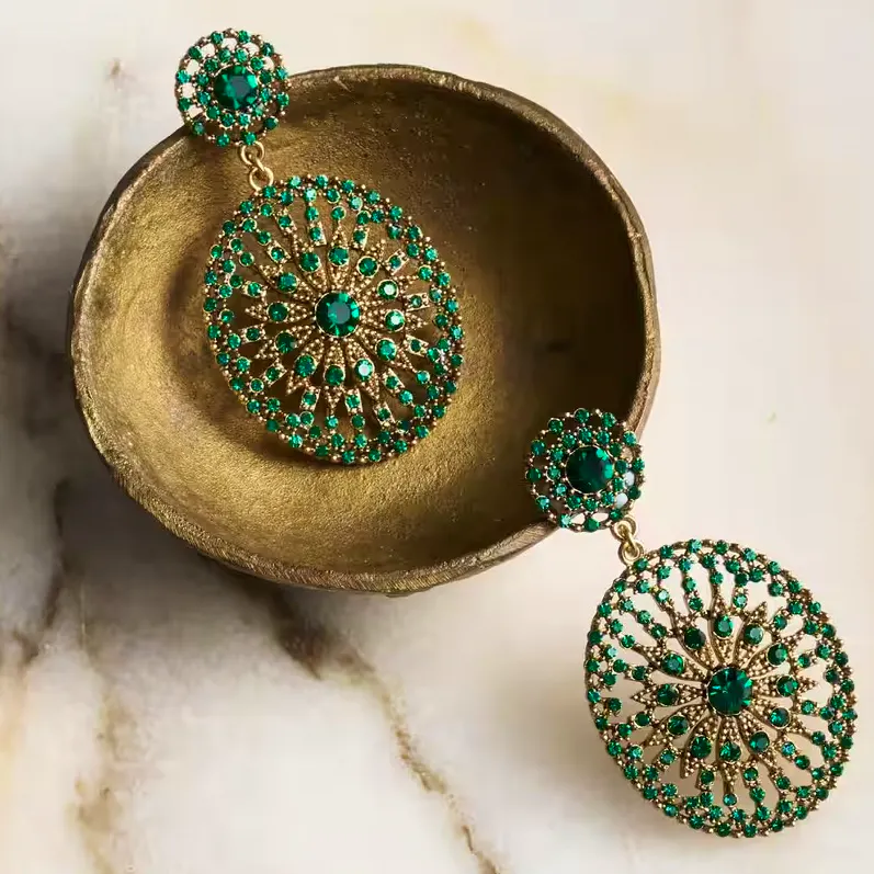 Brora Antique Circle Drop Earrings, £115