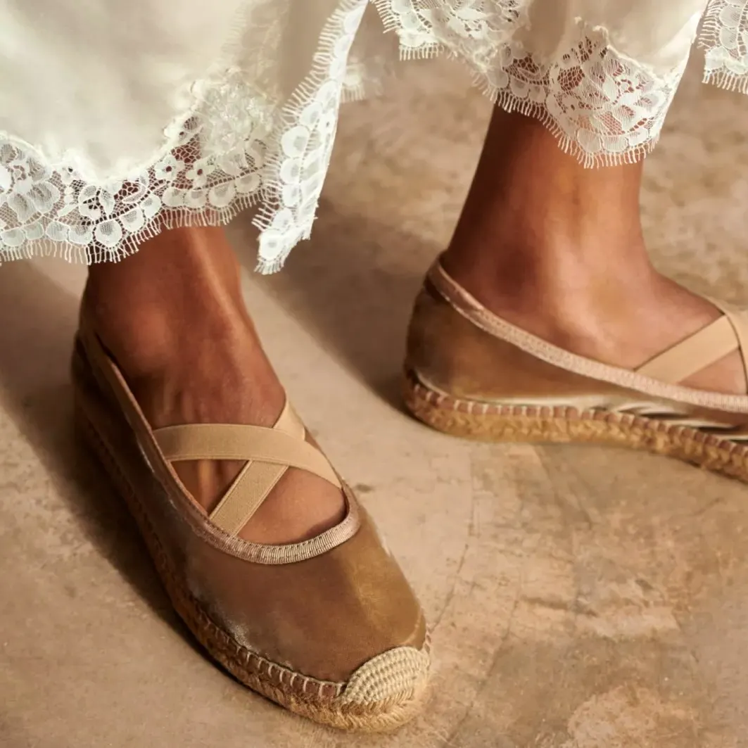 Penelope Chilvers Chico Velvet Espadrille, £149