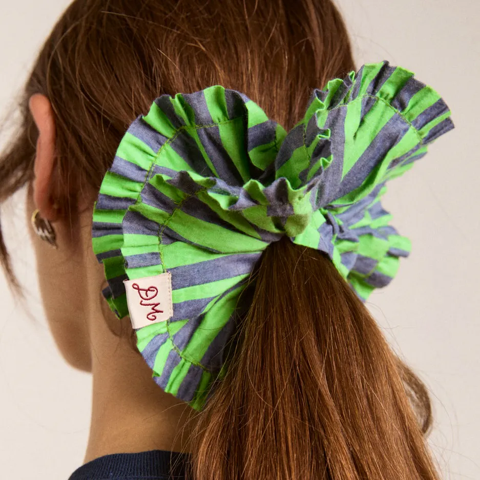 Damson Madder Frill Edge Scrunchie, £20