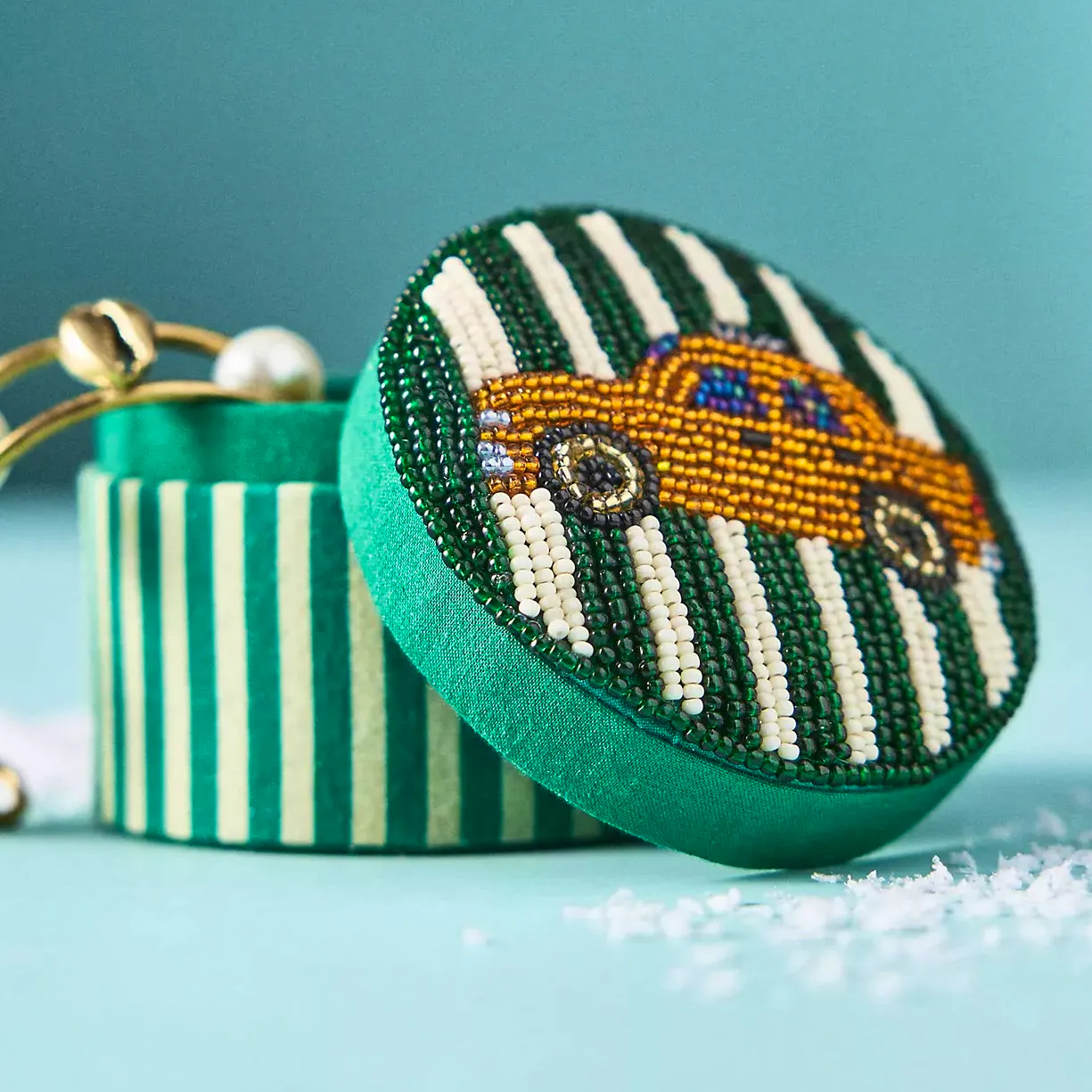 Anthropologie The Fiona Beaded City Lidded Jewellery Box, £20