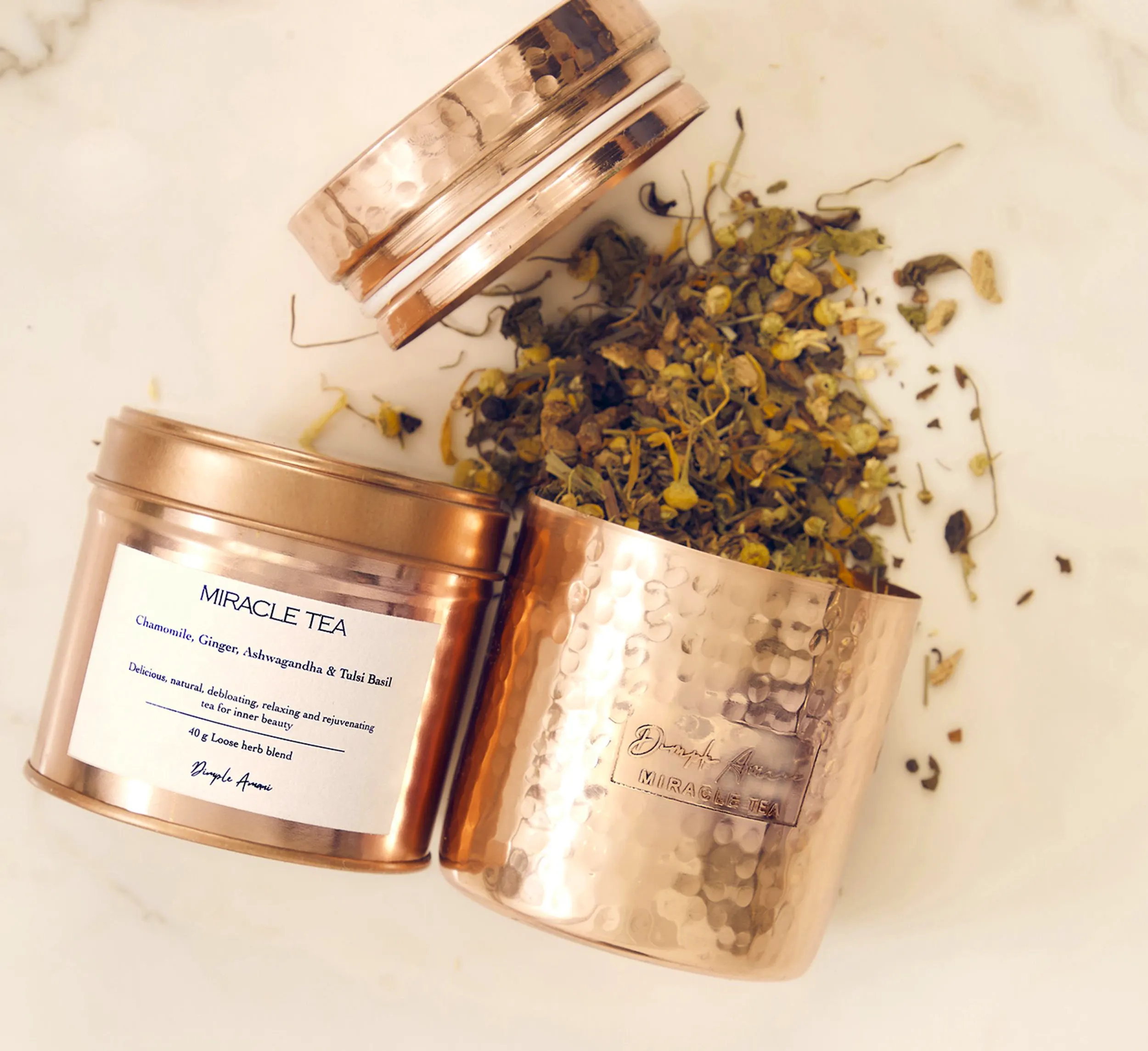 Miracle Tea In Rose Gold Tin